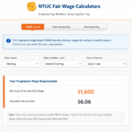 NTUC Fair Wage Calculators